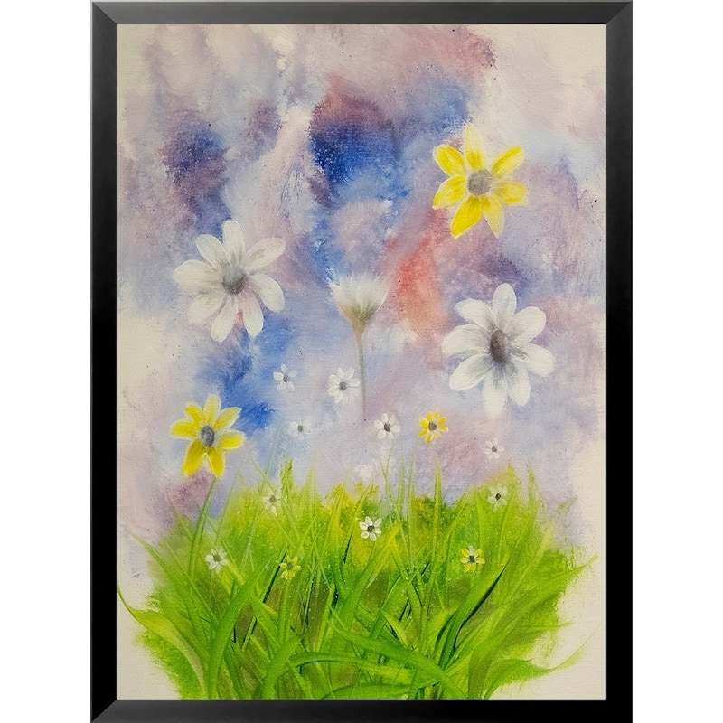 FRAMED Field of Daisies by Ed Capeau Art Painting Reproduction