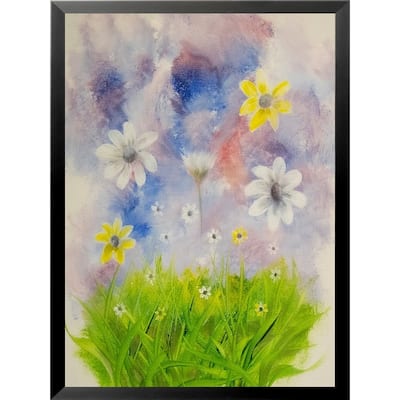 FRAMED Field of Daisies by Ed Capeau Art Painting Reproduction