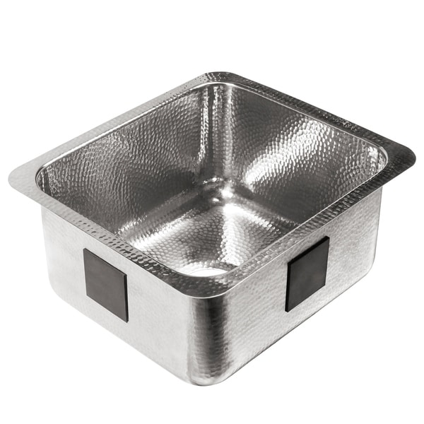 Wilson Undermount Crafted Stainless Steel 17 in. Bar Prep Sink - 17 L X 15 W