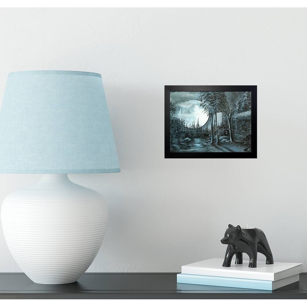 FRAMED Wolf Pack by Ed Capeau Art Painting Reproduction