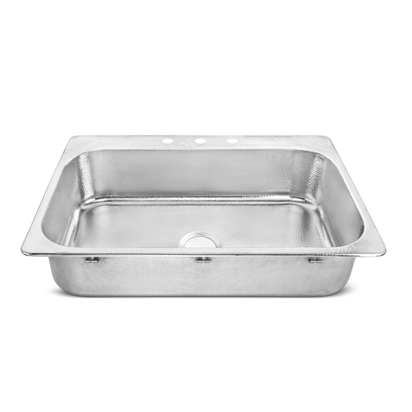 Graham Drop-In Crafted Stainless Steel 33 in. Single Bowl Kitchen Sink - 33 L X 22 W - 33 L X 22 W. Opens flyout.