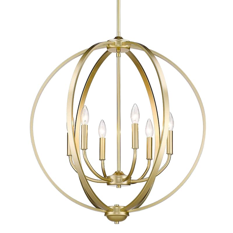 Copper Grove Zambee 6-light Chandelier
