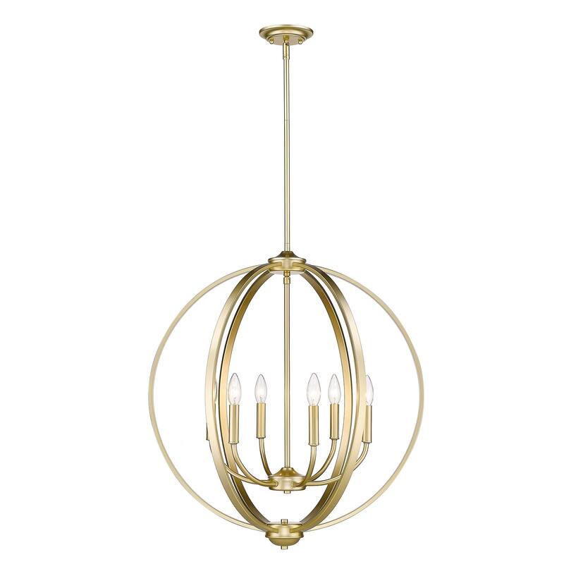 Copper Grove Zambee 6-light Chandelier