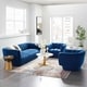preview thumbnail 4 of 22, Entertain Vertical Channel Tufted Performance Velvet Sofa and 2 Armchair
