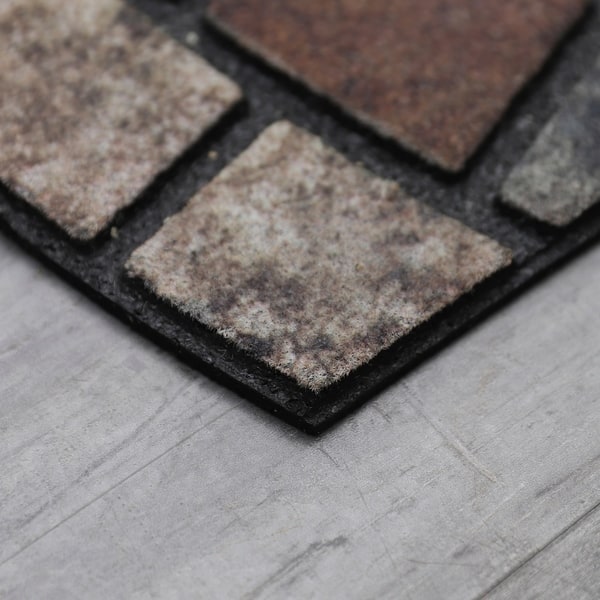 Shop Mohawk Doorscapes Estate Mosaic Mythos Stone Slice Door Mat