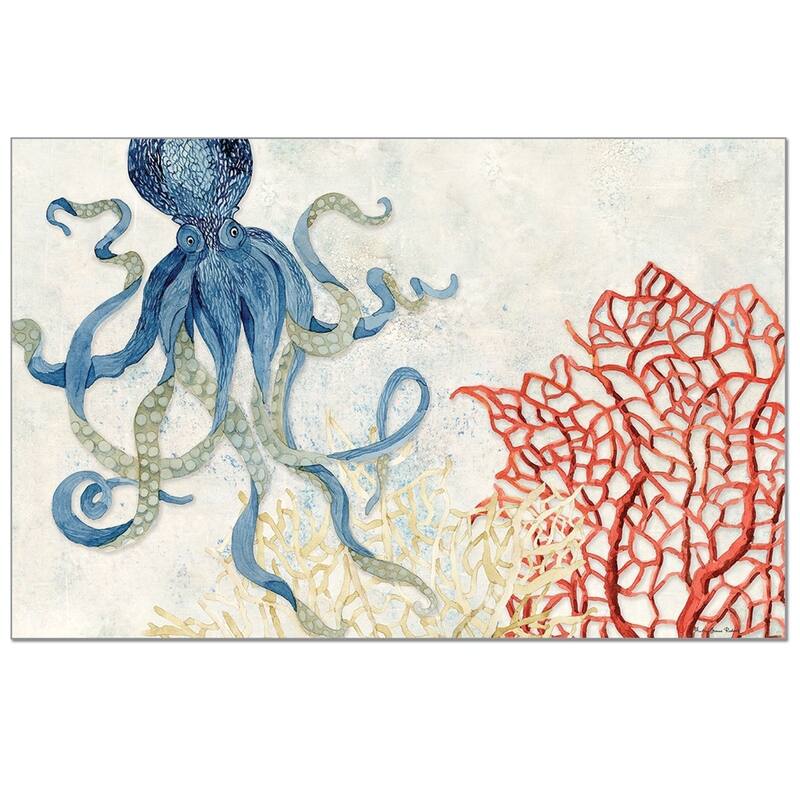 Paper Placemats Set of 24 - Indigo Ocean