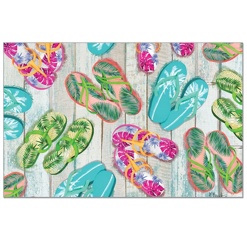 Paper Placemats Set of 24 - Pompano Flip Flops