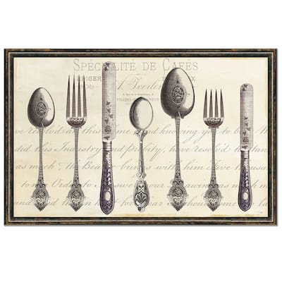 Paper Placemats Set of 24 - French Menu