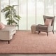 preview thumbnail 21 of 22, Nourison Malibu Shag Area Rug 7'10" x 9'10" - Blush