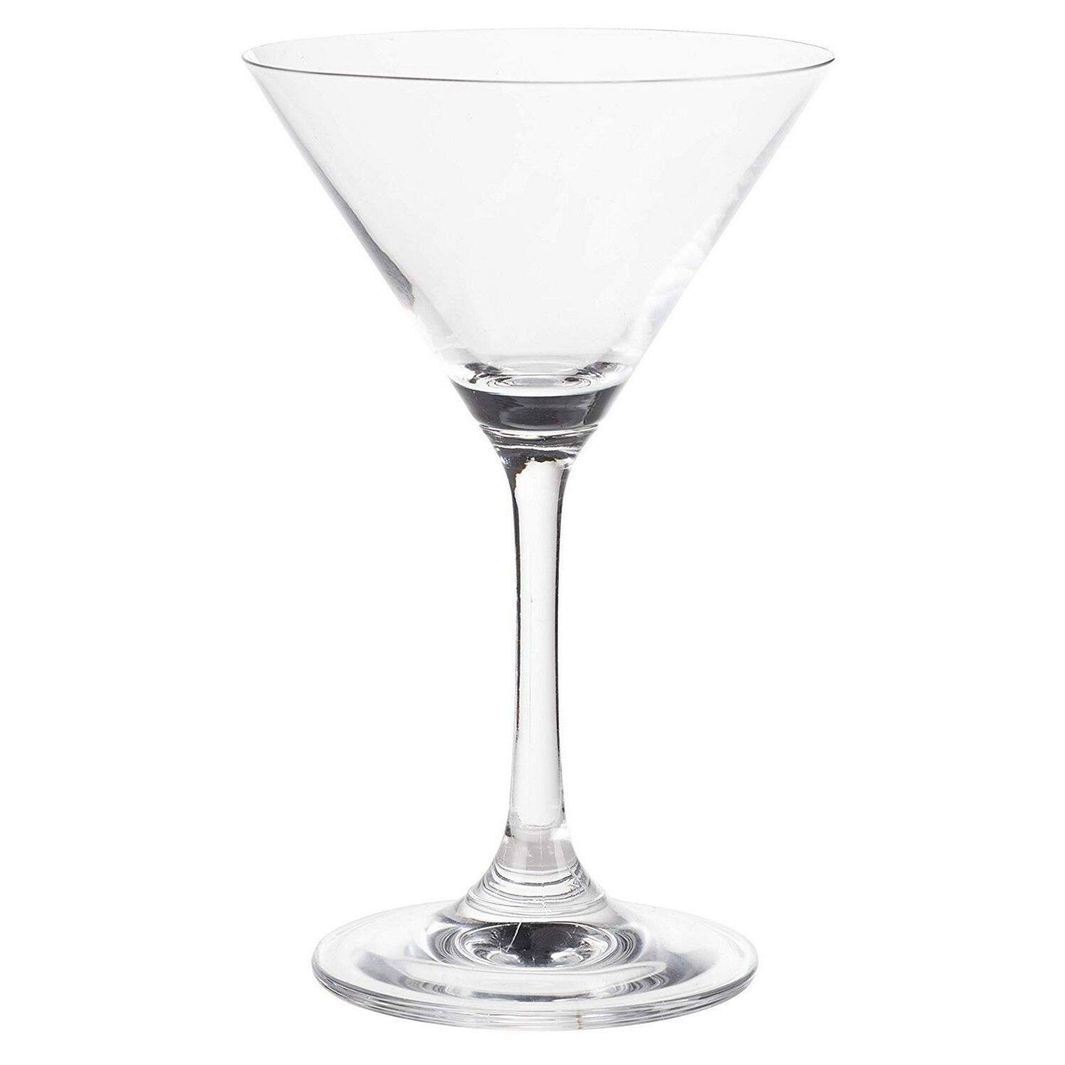 Martini Glasses 6Set Clear Classic 5Ounce Cocktail Glasses
