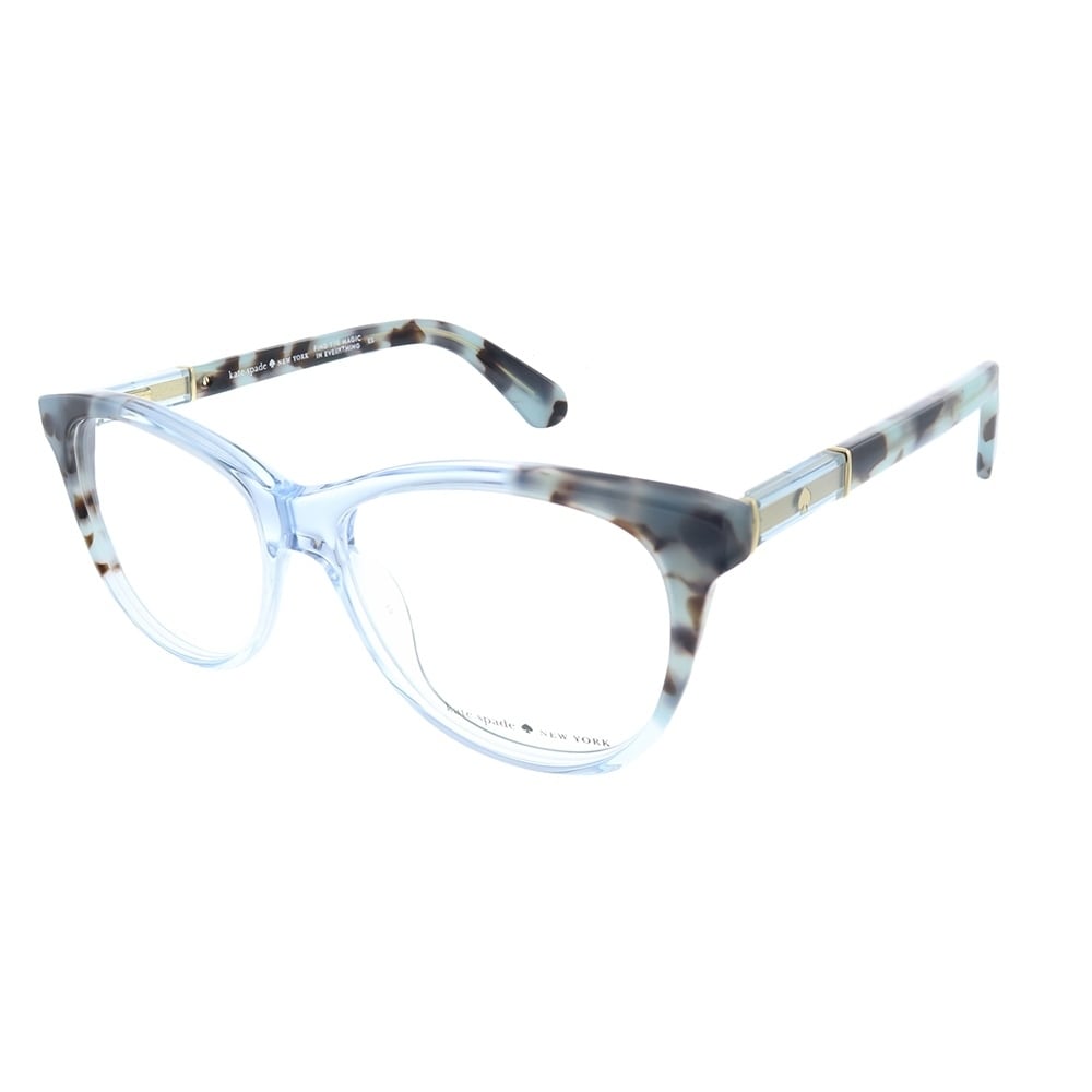 blue round eyeglass frames
