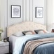 preview thumbnail 7 of 26, Cordeaux Contemporary Upholstered Headboard by Christopher Knight Home