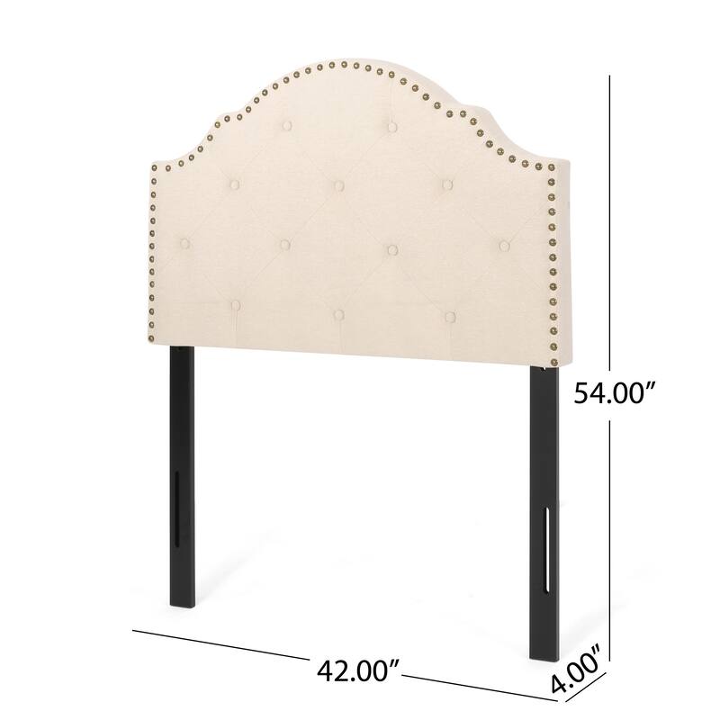 Cordeaux Contemporary Upholstered Headboard by Christopher Knight Home