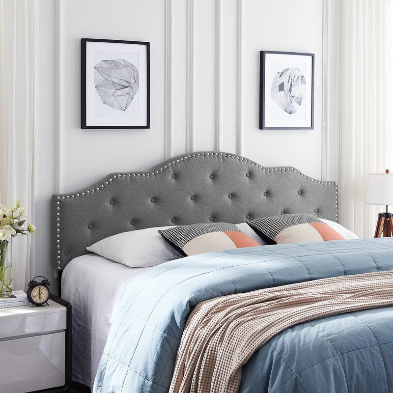 Cordeaux Contemporary Upholstered Headboard by Christopher Knight Home