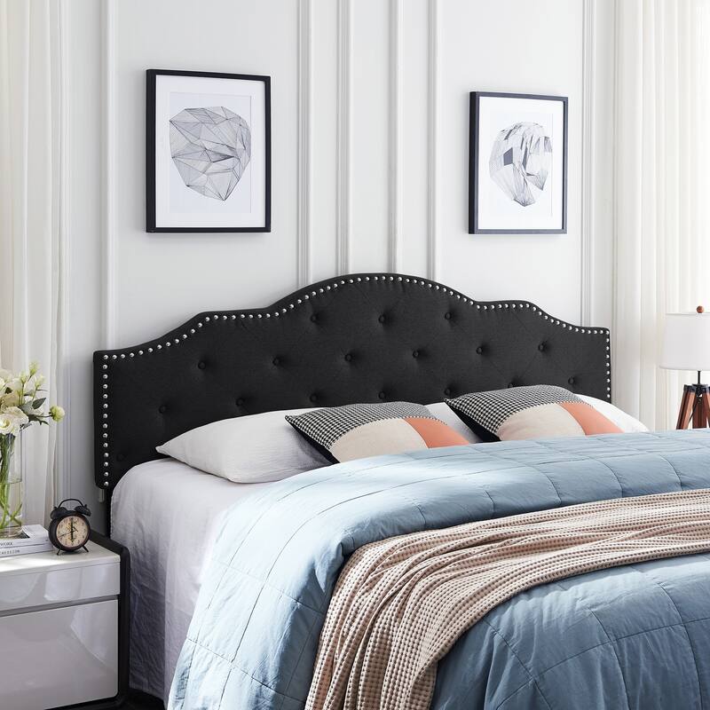 Cordeaux Contemporary Upholstered Headboard by Christopher Knight Home