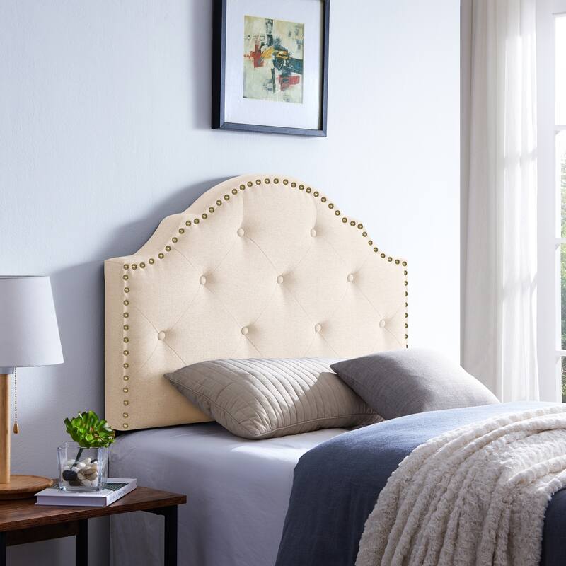 Cordeaux Contemporary Upholstered Headboard by Christopher Knight Home