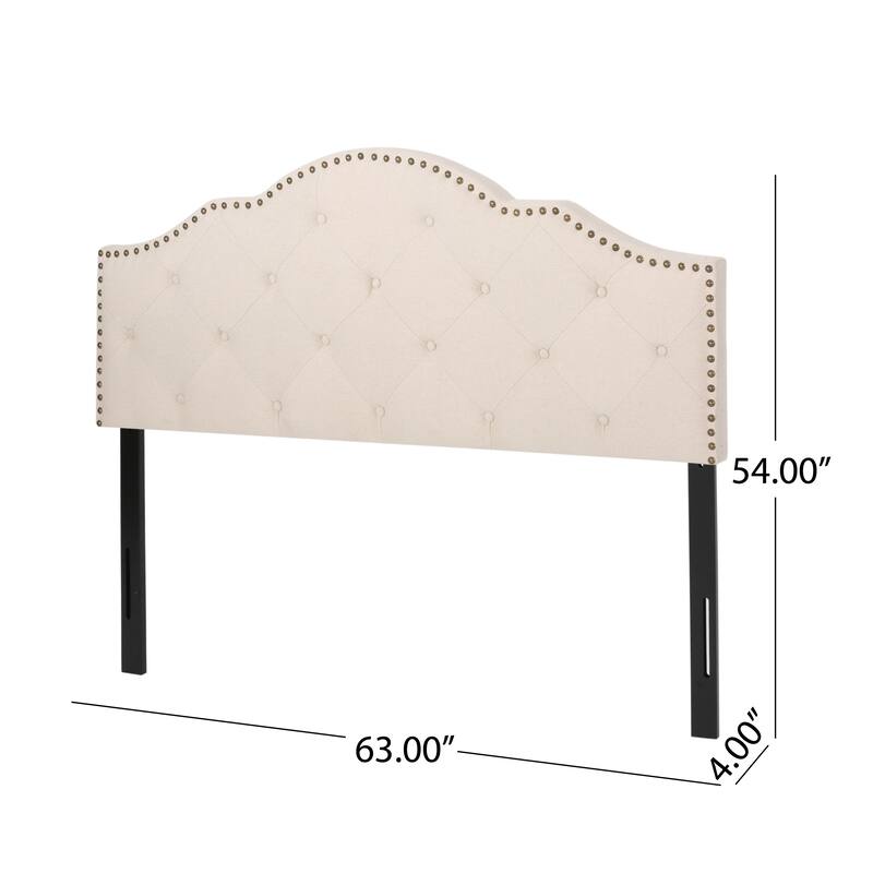 Cordeaux Contemporary Upholstered Headboard by Christopher Knight Home