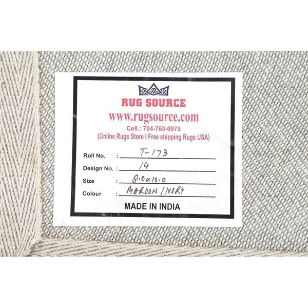 Shop Decorative Floral Oriental Agra Area Rug Wool Hand Tufted