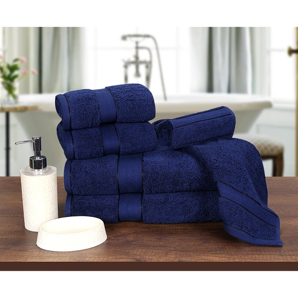 Luxurious Spa-Hotel Quality 100/% Cotton Absorbent 700 GSM 6PC Bathroom Towel Set