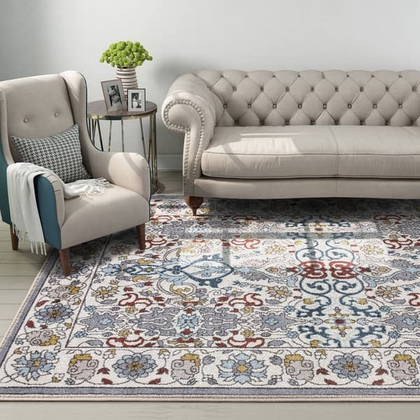 Living Room Bedroom Kitchen Decorative Lightweight Foam Printed Rug ALAZA My Daily Home Sweet Colorful Town Area Rug 4'10 x 6'8 Living Room Bedroom Kitchen Decorative Lightweight Foam Printed Rug ALAZA My Daily Home Sweet Colorful Town Area Rug 4'10 x 6'8