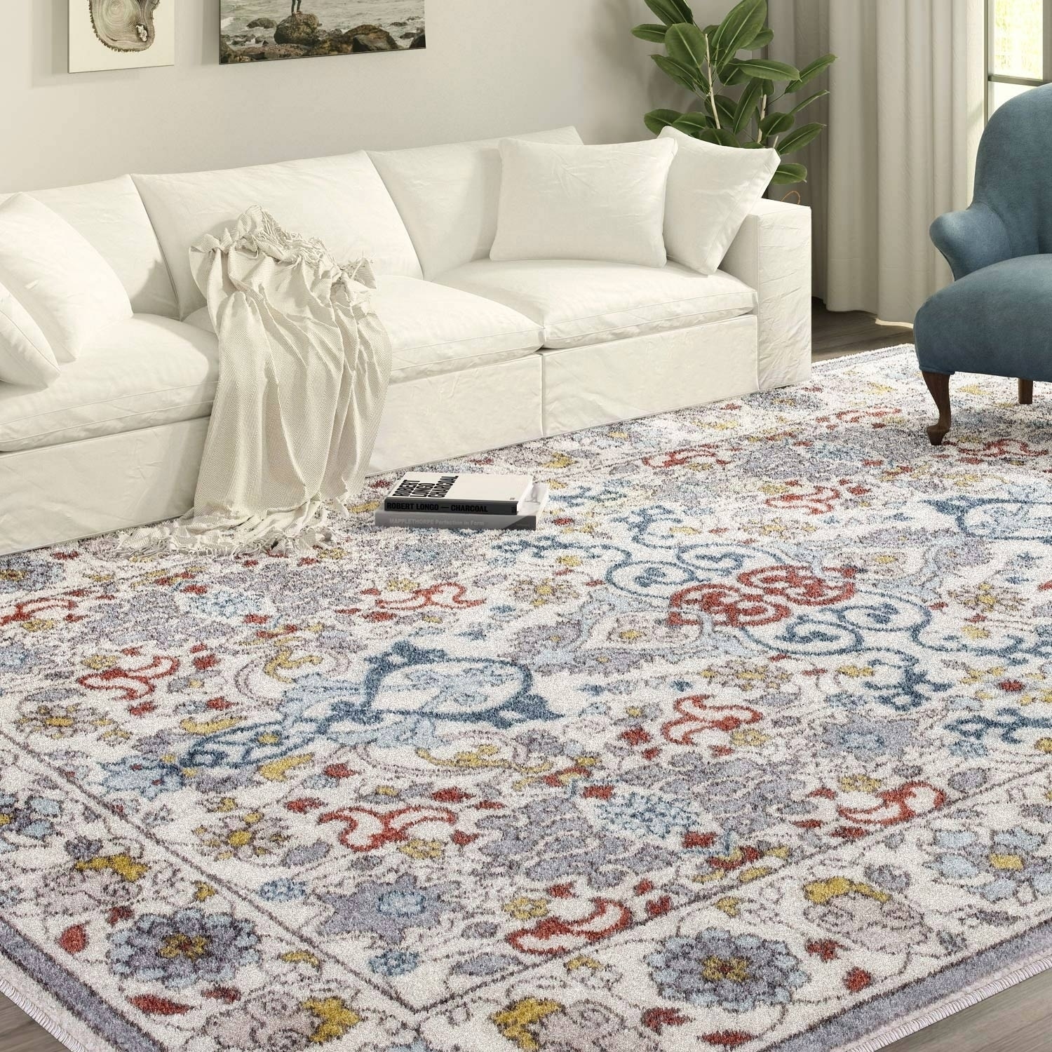 Indoor Stain Resistant Modern Living Room Bedroom Traditional Area Rugs 8 X 10 8 X 10 Overstock 30405271