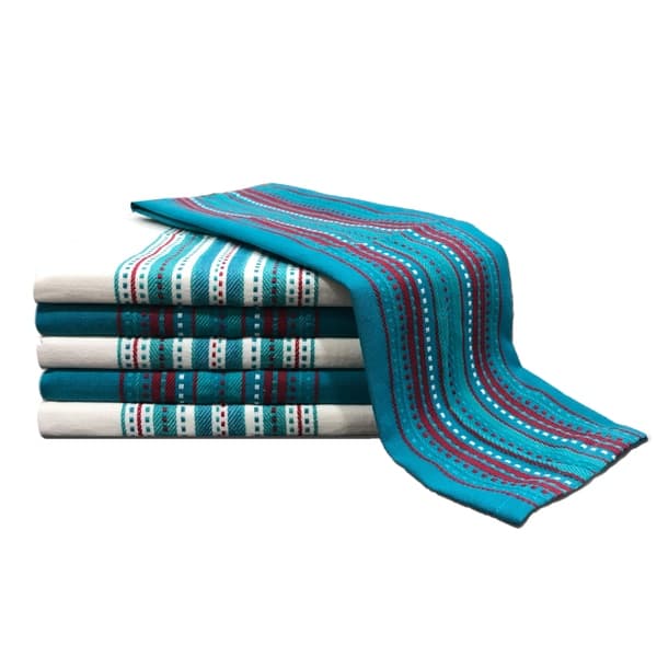 Mustard Yellow GLAMBURG Set of 12 Premium Cotton Kitchen Dish Towels 45x71 Cms Dish Cloths Bar Towels Tea Towels and Cleaning Towels
