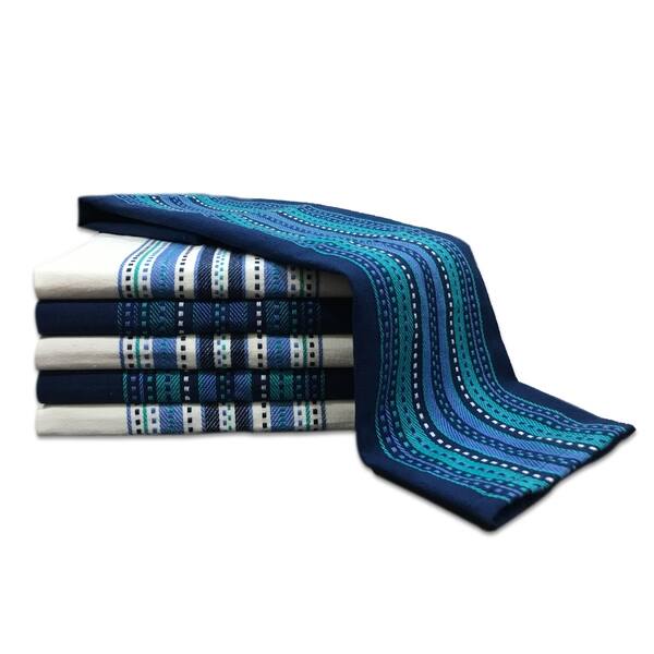 Glamburg 6 Pack 100 Cotton Kitchen Dish Towels 16x26 Tea Cleaning Absorbent Machine Washable Hanging Loop On 30405306 Cotton Kitchen Dish Towels 16x26 Tea
