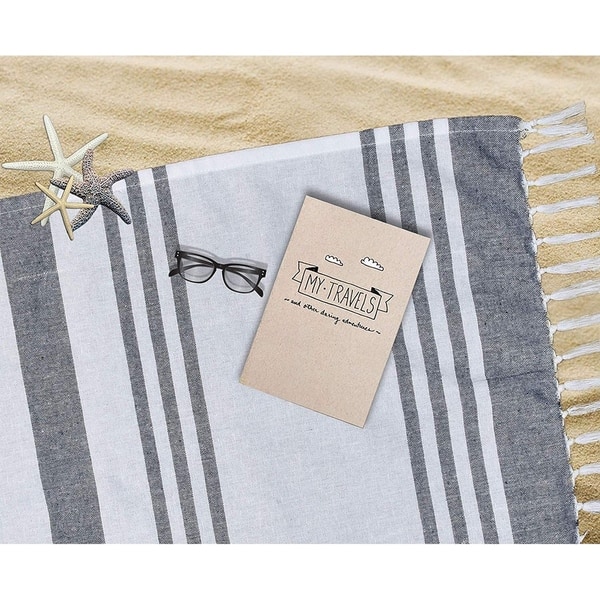 CLEARANCE SALE Boho Turkish Towel, Gray, Ivory Quick-dry Beach & Bath Towels  Cotton Yoga Spa Fouta Authentic Throw SAND 