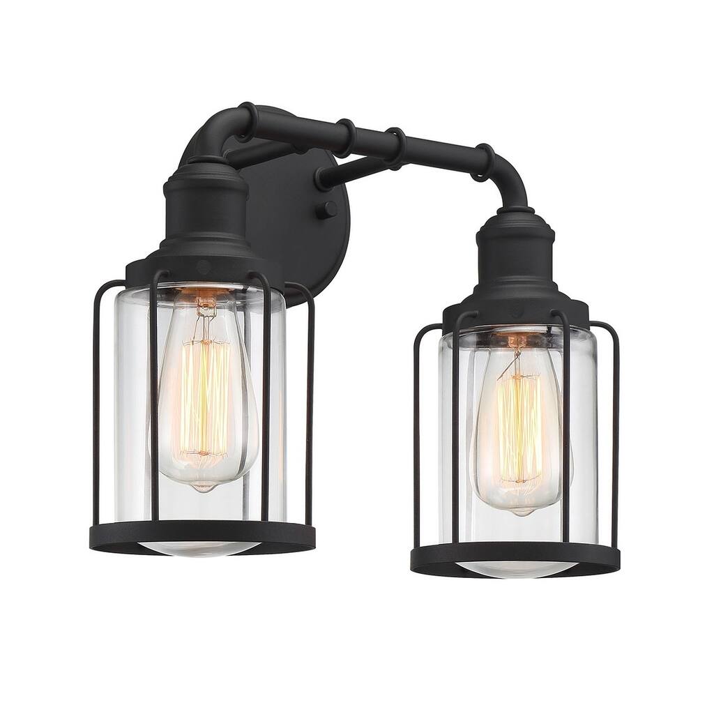 Quoizel Ludlow Earth Black 2-light Bath Light