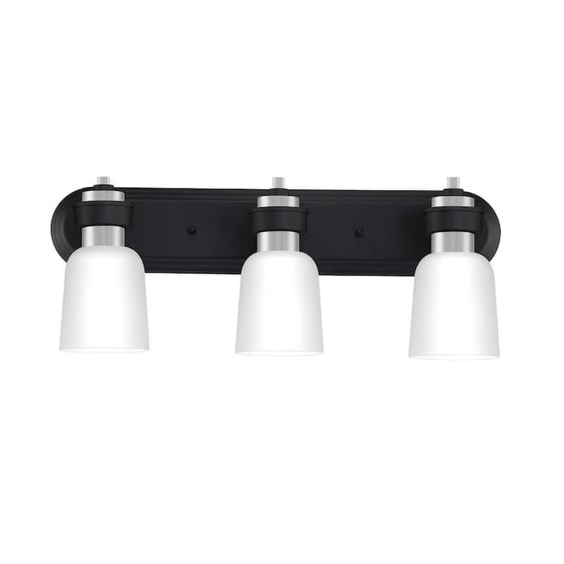 Quoizel Conrad Brushed Nickel 3-light Bath Light