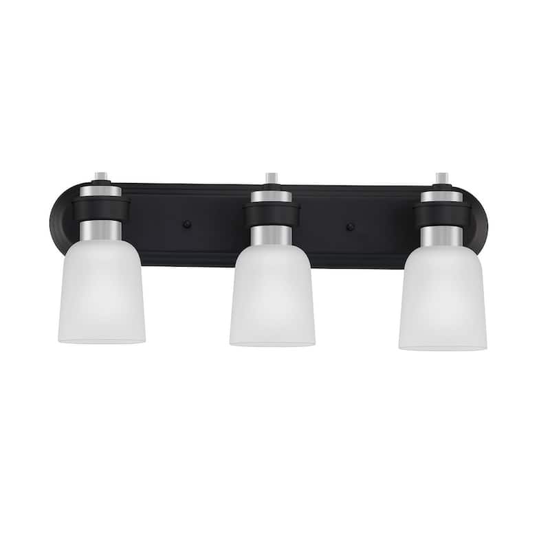 Quoizel Conrad Brushed Nickel 3-light Bath Light