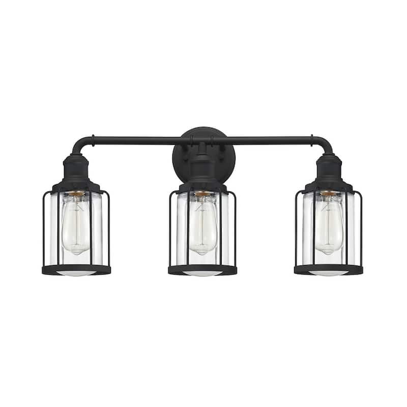 Quoizel Ludlow Earth Black 3-light Bath Light