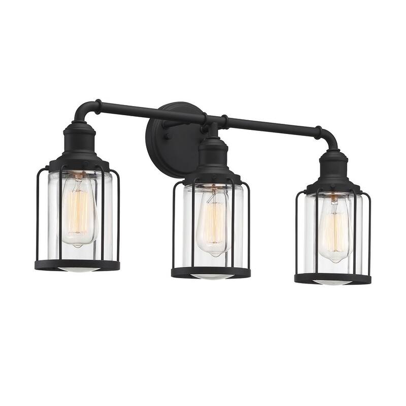 Quoizel Ludlow Earth Black 3-light Bath Light