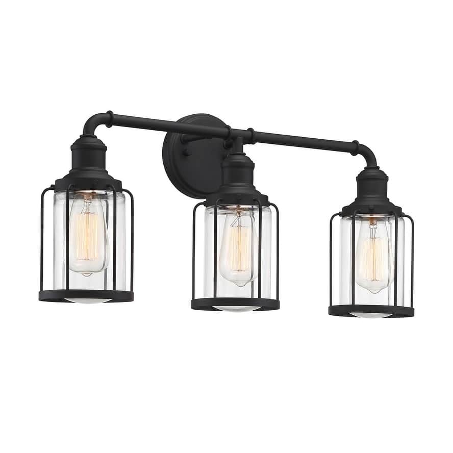 Quoizel Ludlow Earth Black 3-light Bath Light