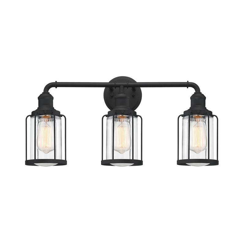 Quoizel Ludlow Earth Black 3-light Bath Light