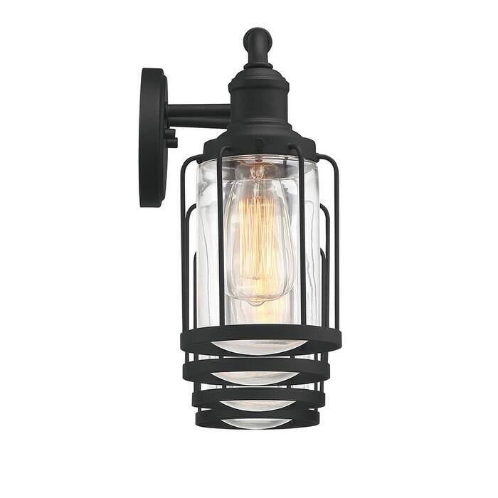 Carbon Loft Sisney Black 4-light Bath Light
