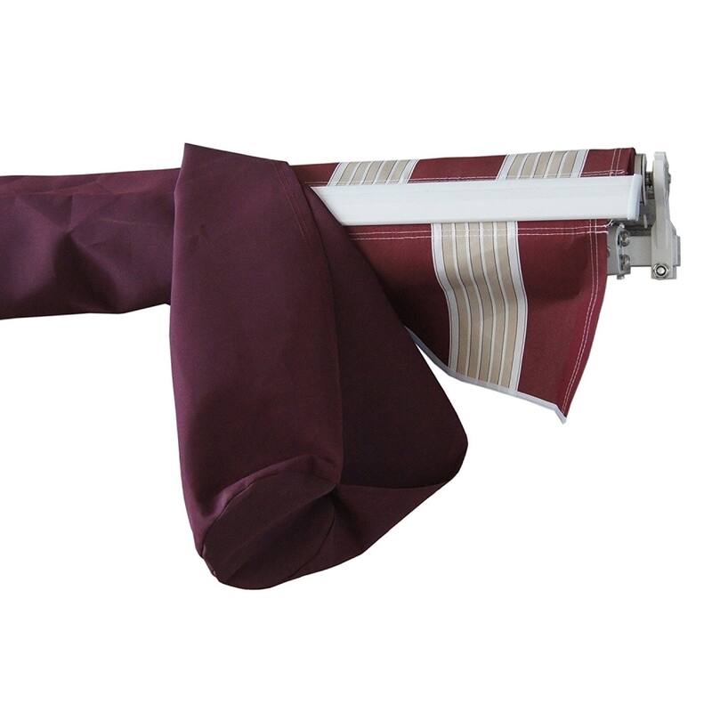 ALEKO Protective Cover for Awning 13 x 10 Feet Burgundy