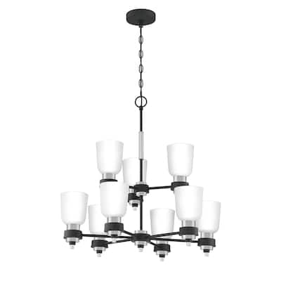 Quoizel Conrad Brushed Nickel 9-light Chandelier