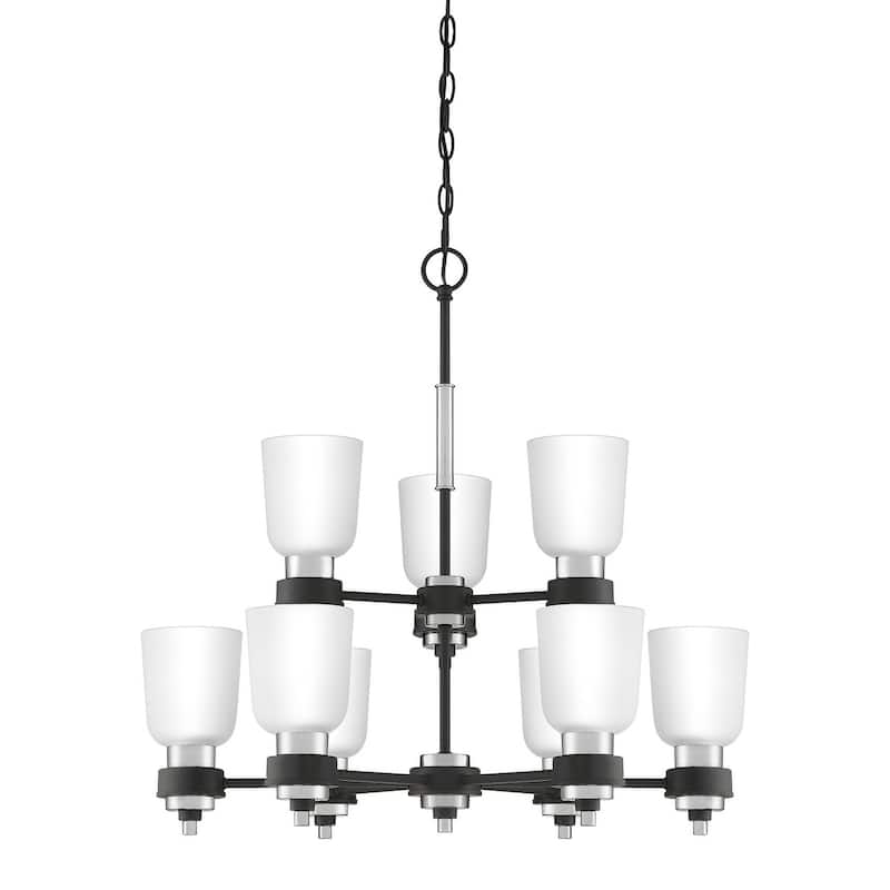 Quoizel Conrad Brushed Nickel 9-light Chandelier