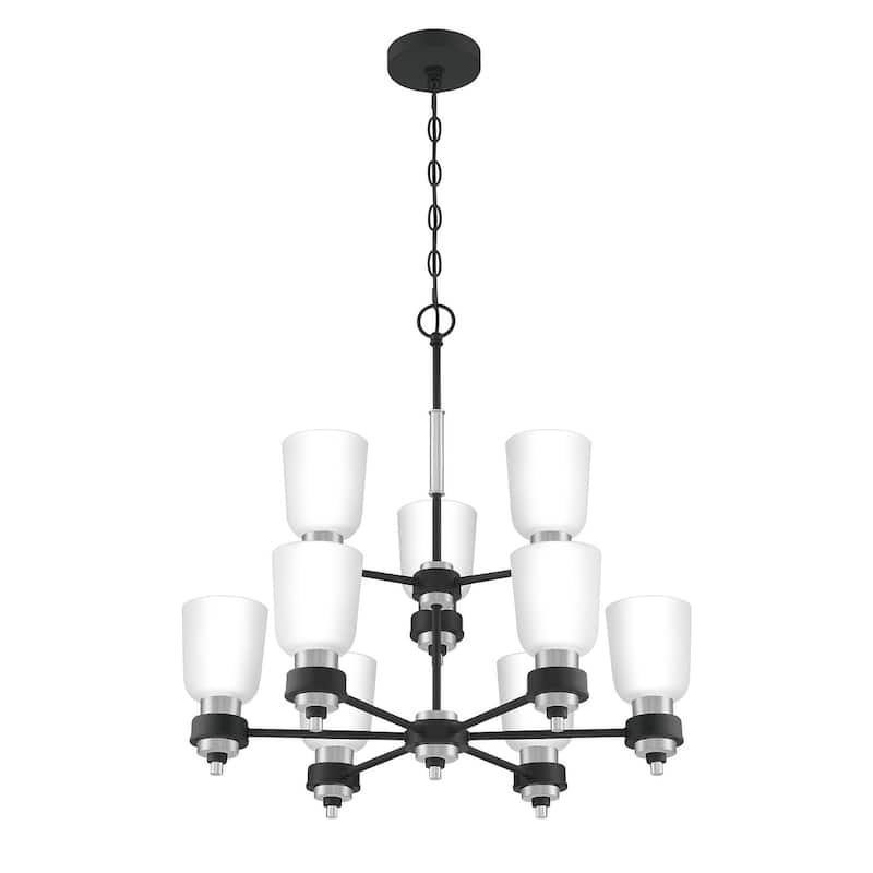 Quoizel Conrad Brushed Nickel 9-light Chandelier