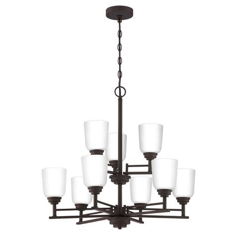 Quoizel Foley Old Bronze 9-light Foyer Piece