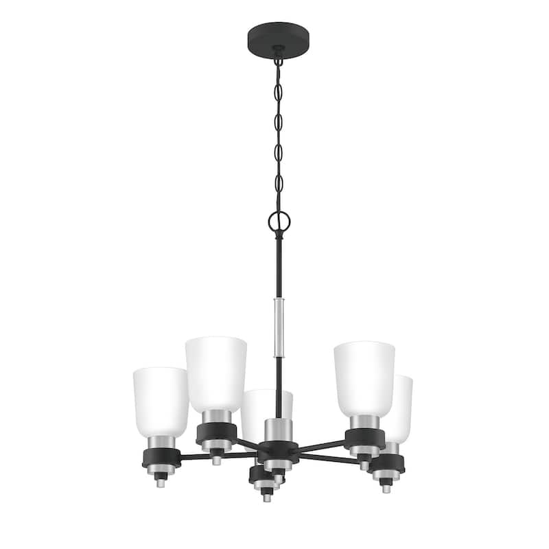 Quoizel Conrad Brushed Nickel 5-light Chandelier
