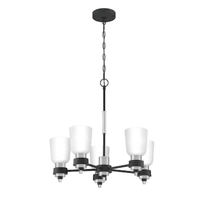 Quoizel Conrad Brushed Nickel 5-light Chandelier