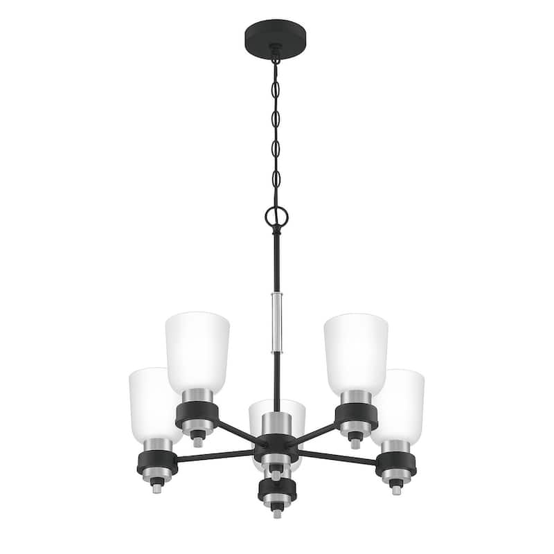 Quoizel Conrad Brushed Nickel 5-light Chandelier