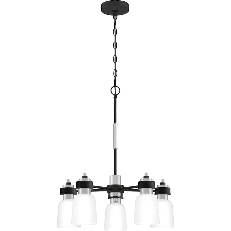 Quoizel Conrad Brushed Nickel 5-light Chandelier