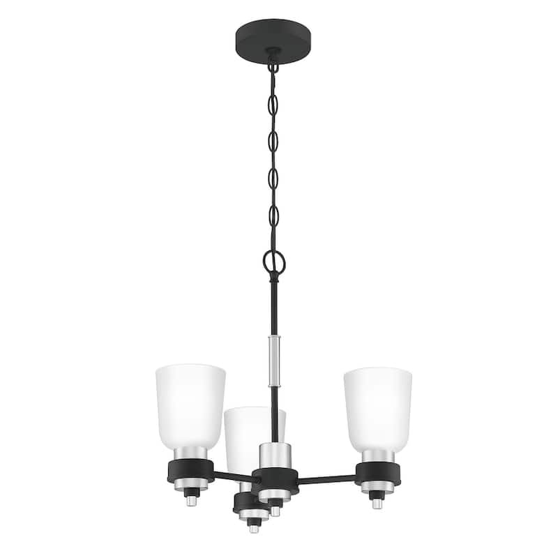 Quoizel Conrad Brushed Nickel 3-light Chandelier