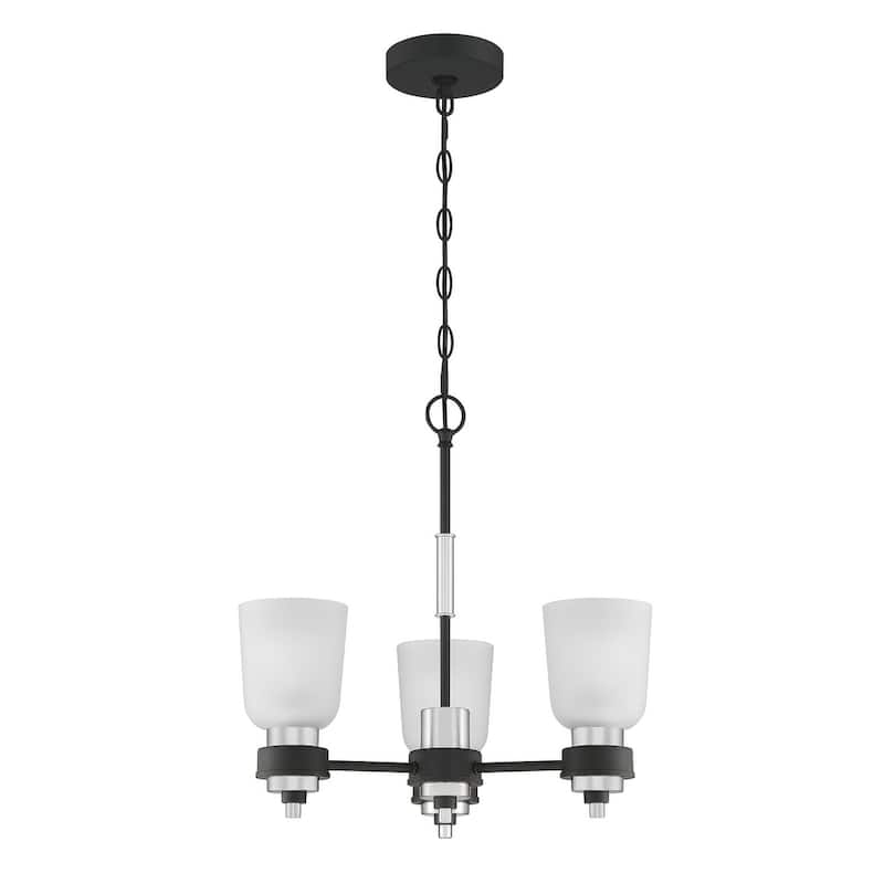 Quoizel Conrad Brushed Nickel 3-light Chandelier