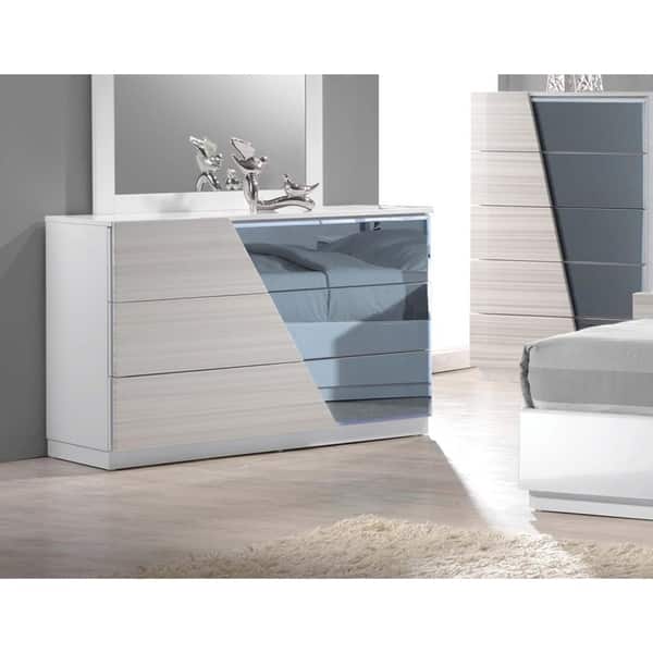 Shop Best Master Furniture Zebra Grey 3 Drawer Dresser Free