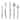 French Home Laguiole 20 Piece Stainless Steel Flatware Set, Service for 4, Stainless Steel Handles.