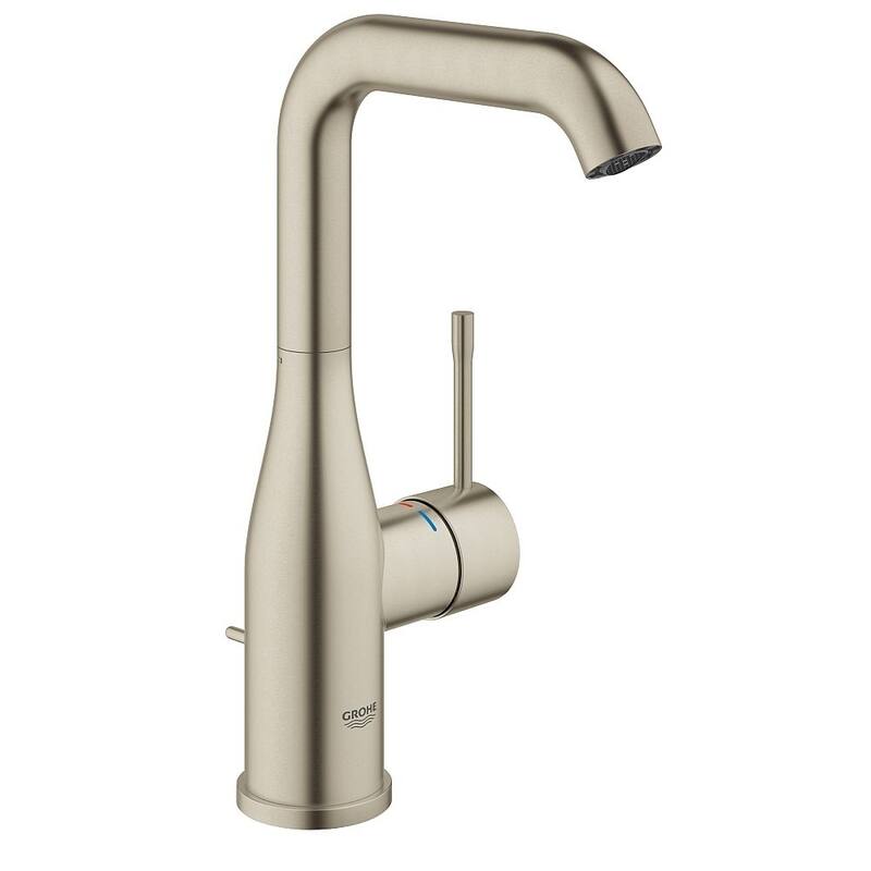 Grohe Essence L-Size Bathroom Faucet with Swivel Spout - Brushed Nickel